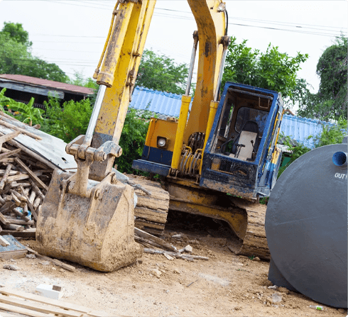 Yellow Excavator